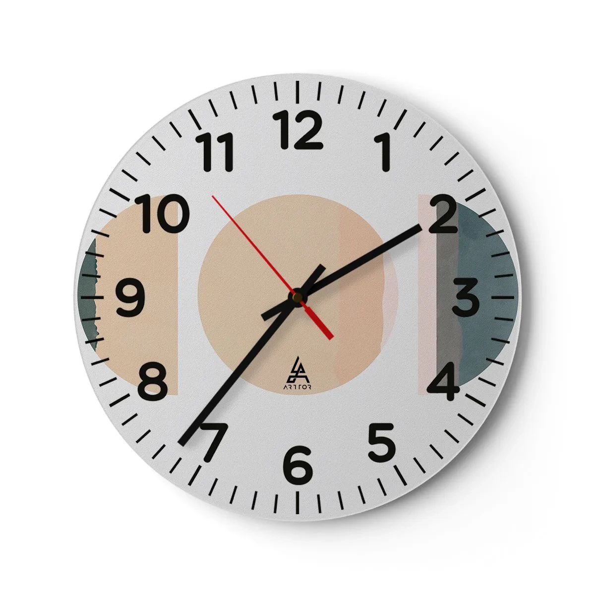 Zegar ścienny - Koło za kołem - 40x40 cm