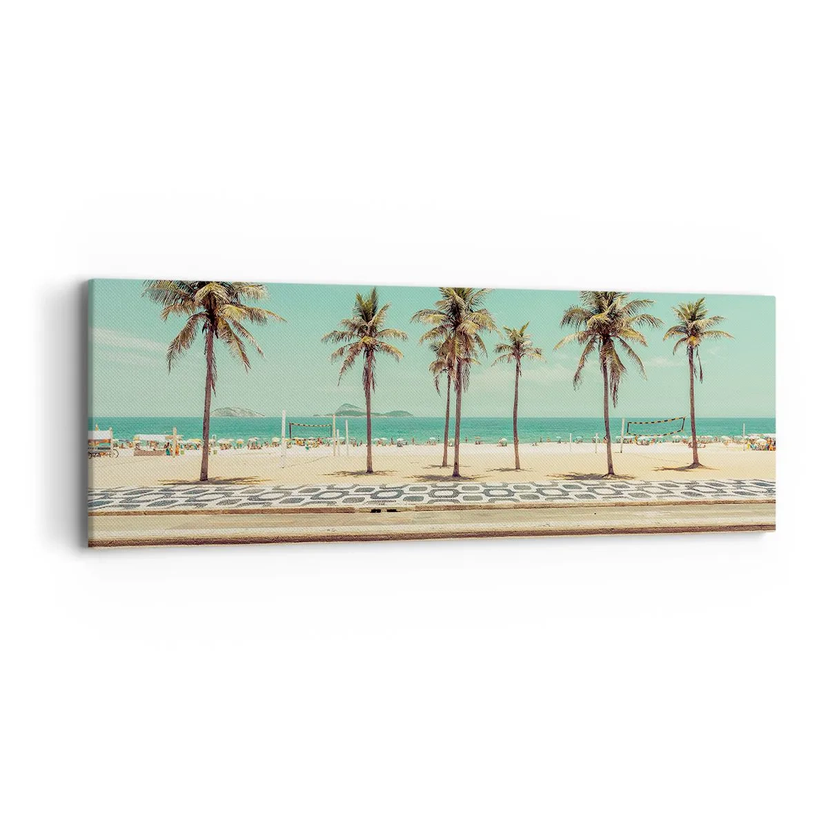 Obraz na płótnie - Na straży plaży - 90x30 cm