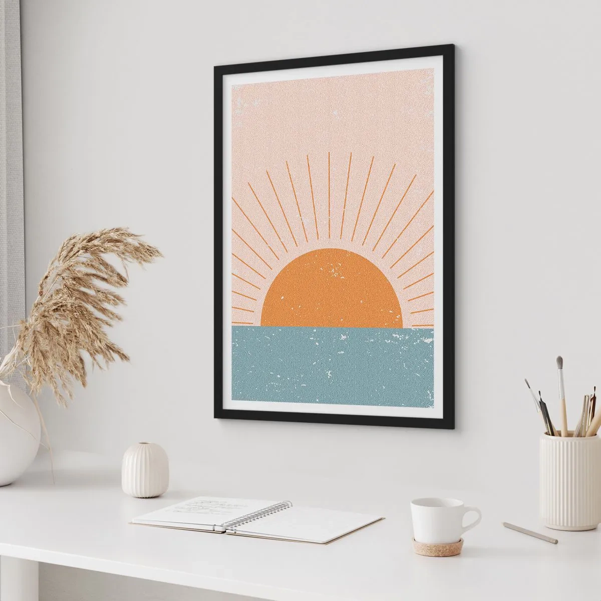 Plakat w czarnej ramie - Codzienny cud - 70x100 cm