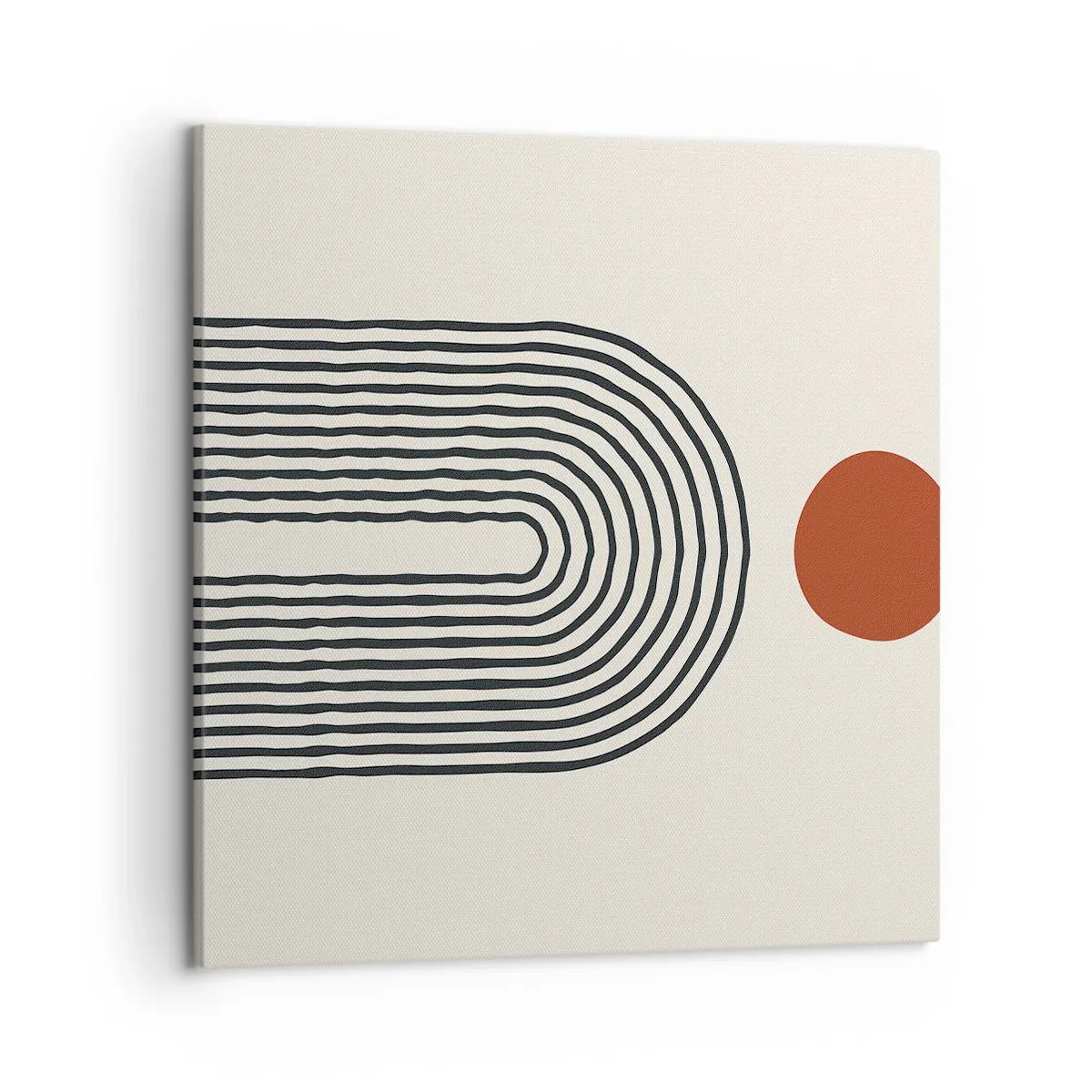 Obraz na płótnie - Magnetyzm kształtów i barw - 50x50 cm