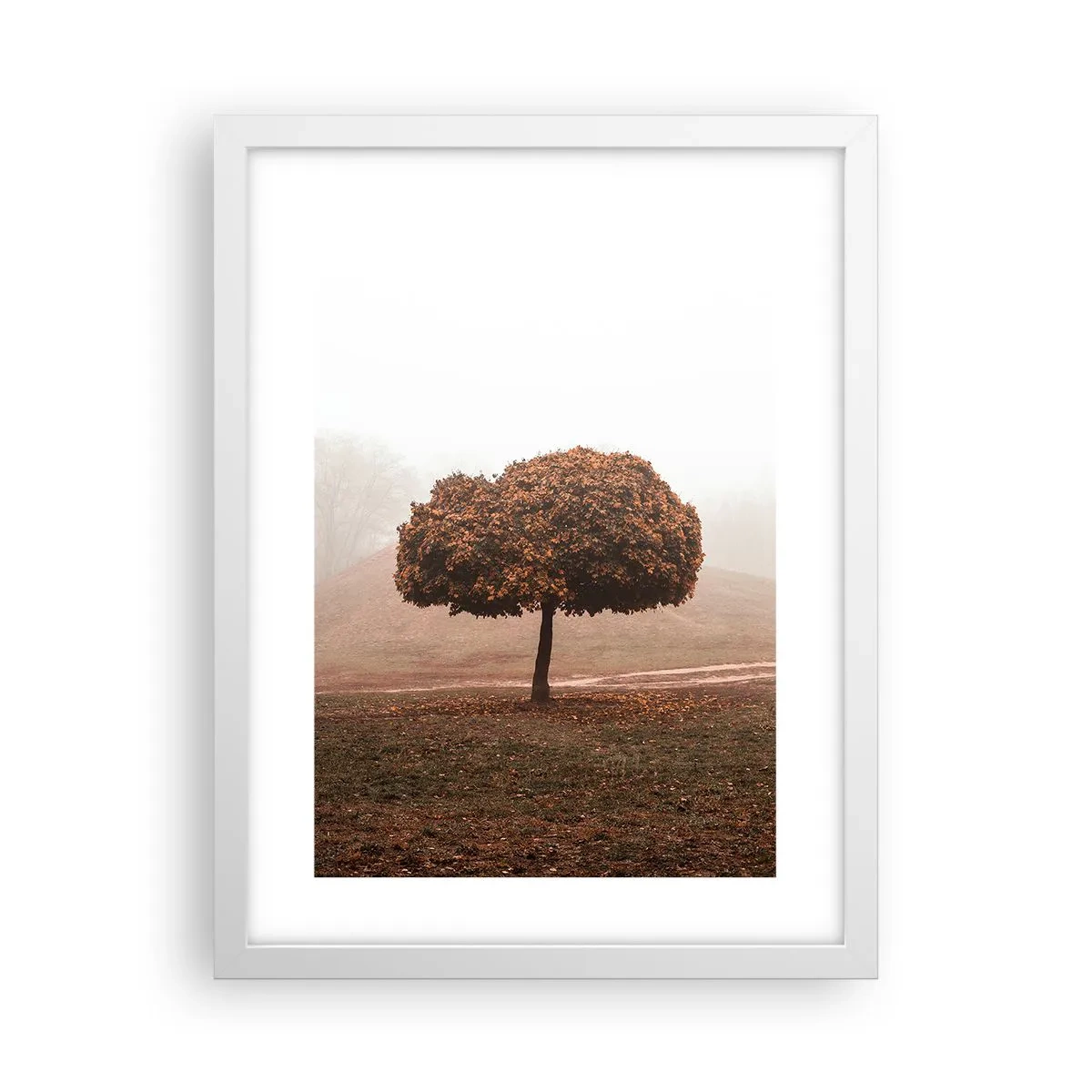 Plakat w białej ramie - Po pracowitym lecie - 30x40 cm