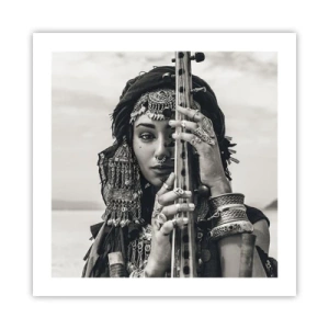 Plakat - Sama muzyka orientu - 50x50 cm