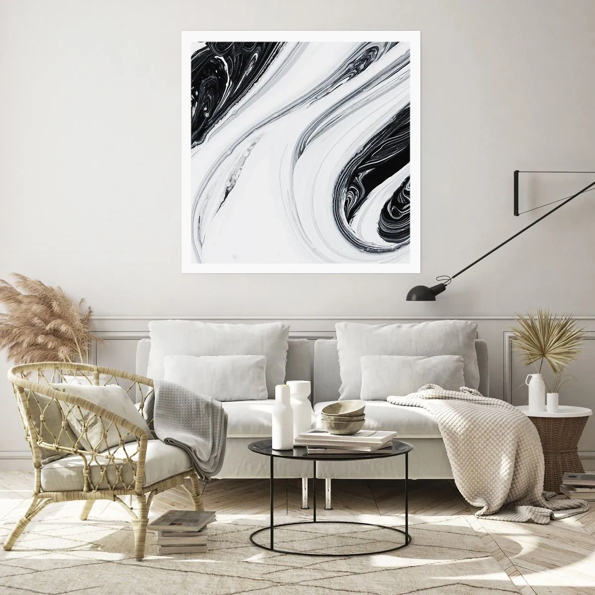 Plakat - Połączenie przeciwieństw - 40x40 cm