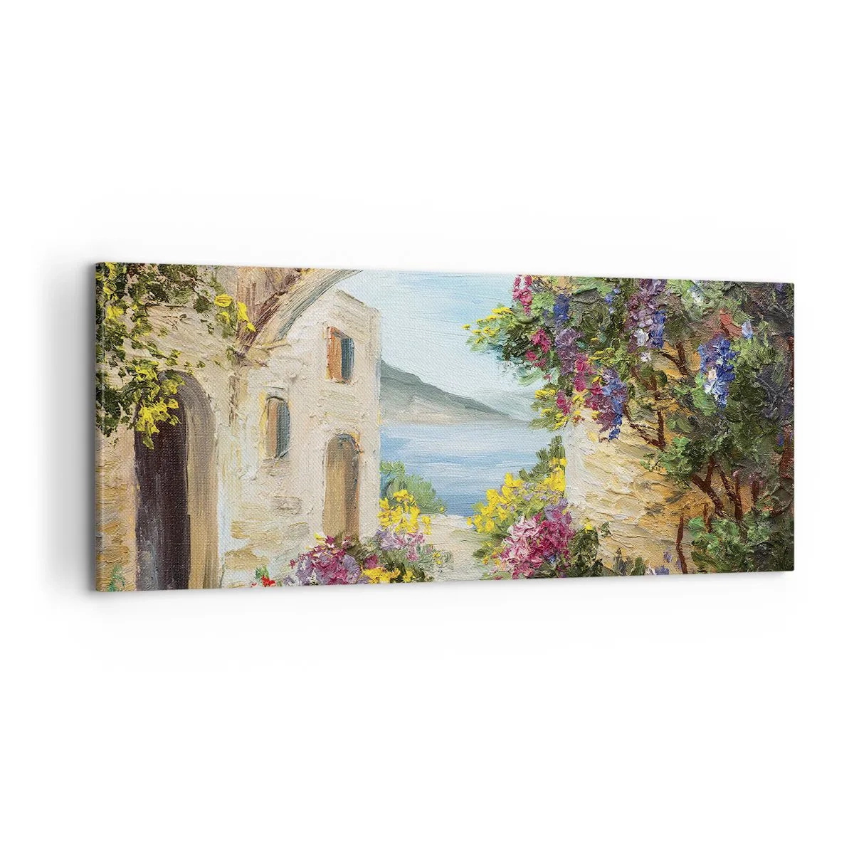 Obraz na płótnie - Urok nadmorskiej prowincji - 100x40 cm