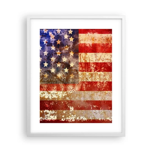 Plakat w białej ramie - Chwała nie przemija - 40x50 cm