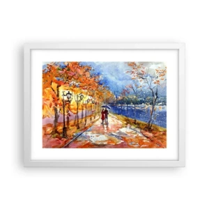 Plakat w białej ramie - Razem do granicy czasu - 40x30 cm