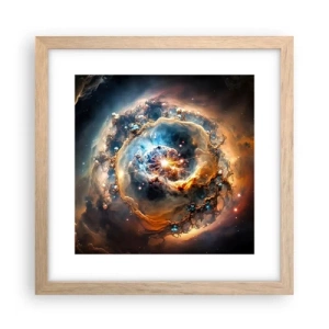 Plakat w ramie jasny dąb - Początek - 30x30 cm
