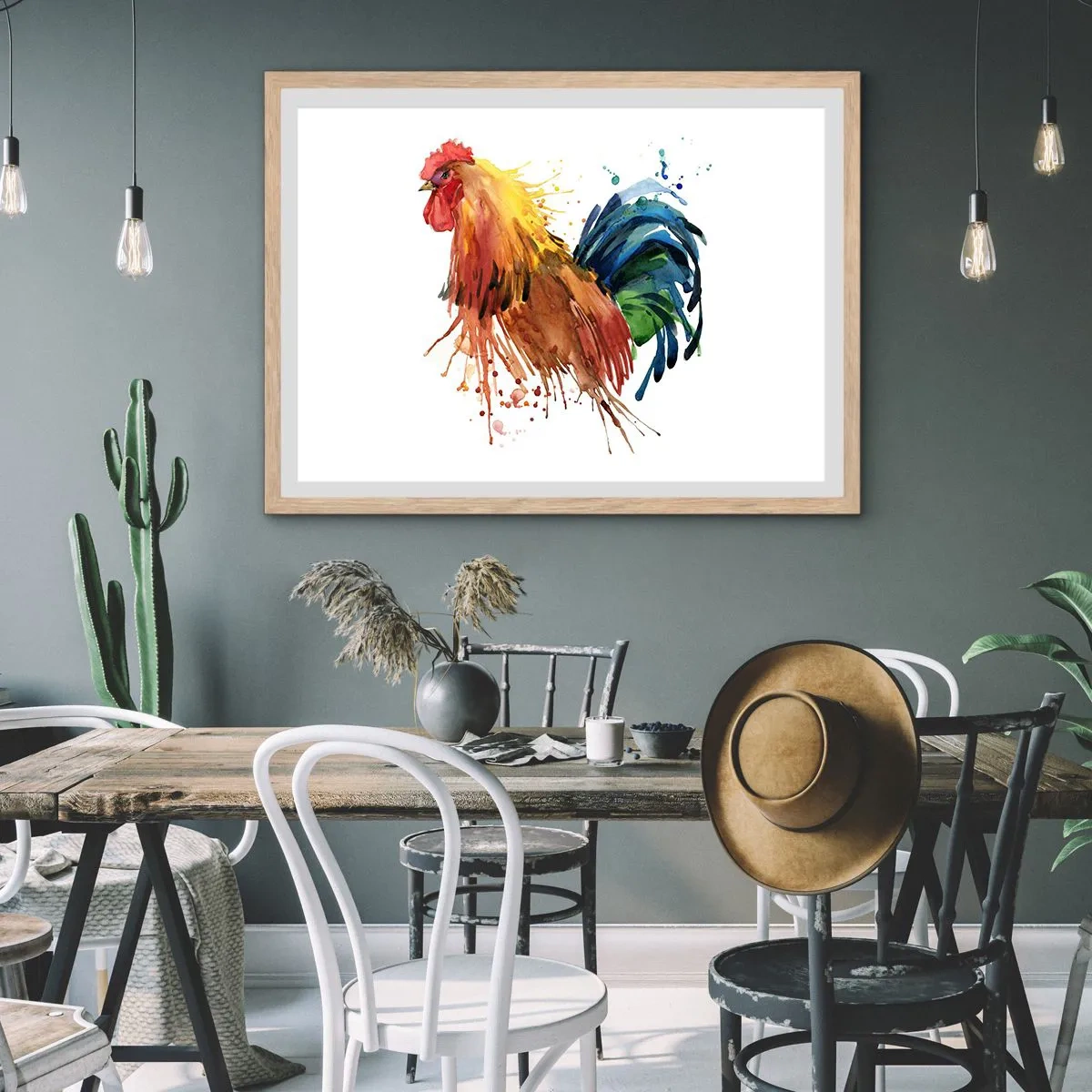 Plakat w ramie jasny dąb - Królewska szata, królewska duma - 100x70 cm