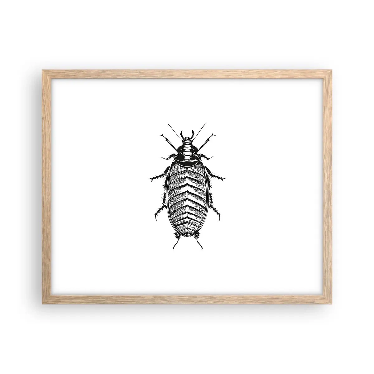 Plakat w ramie jasny dąb - Co za okaz! - 50x40 cm