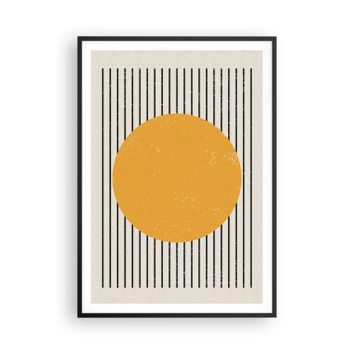 Plakat w czarnej ramie - Siła prostoty - 70x100 cm