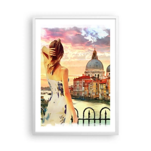 Plakat w białej ramie - Jak przygoda to tylko w … - 50x70 cm