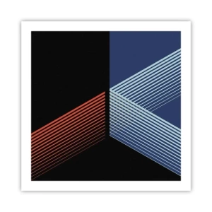 Plakat - Prosta historia - 60x60 cm