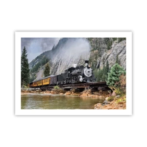 Plakat - A dokąd to? Dokąd? - 70x50 cm