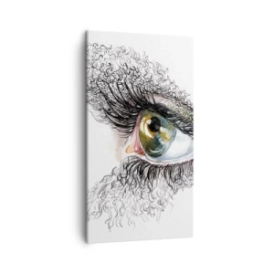 Obraz na płótnie - Zajrzyj wprost do duszy - 45x80 cm
