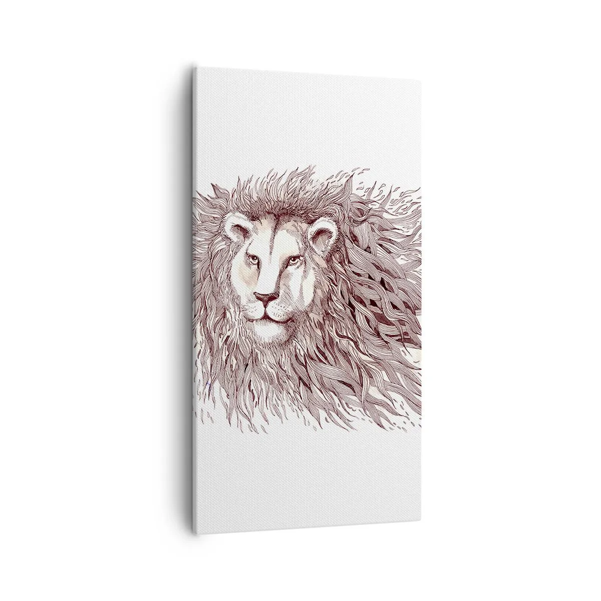 Obraz na płótnie - Płomienny władca - 55x100 cm