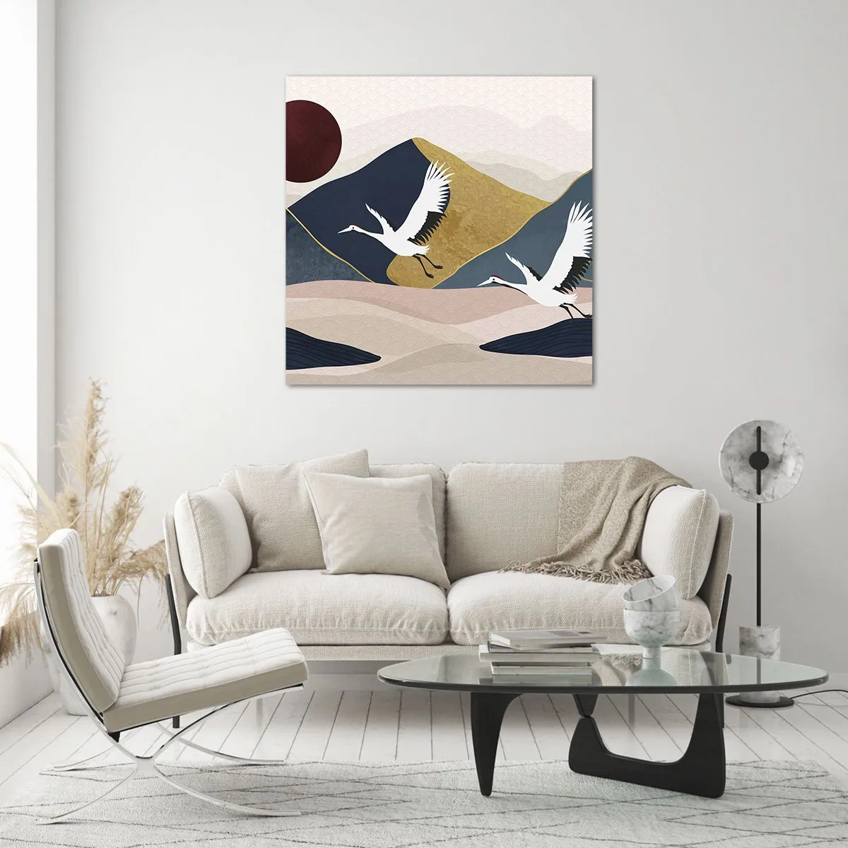 Obraz na szkle - I znowu ZLECIAŁ dzień - 70x70 cm