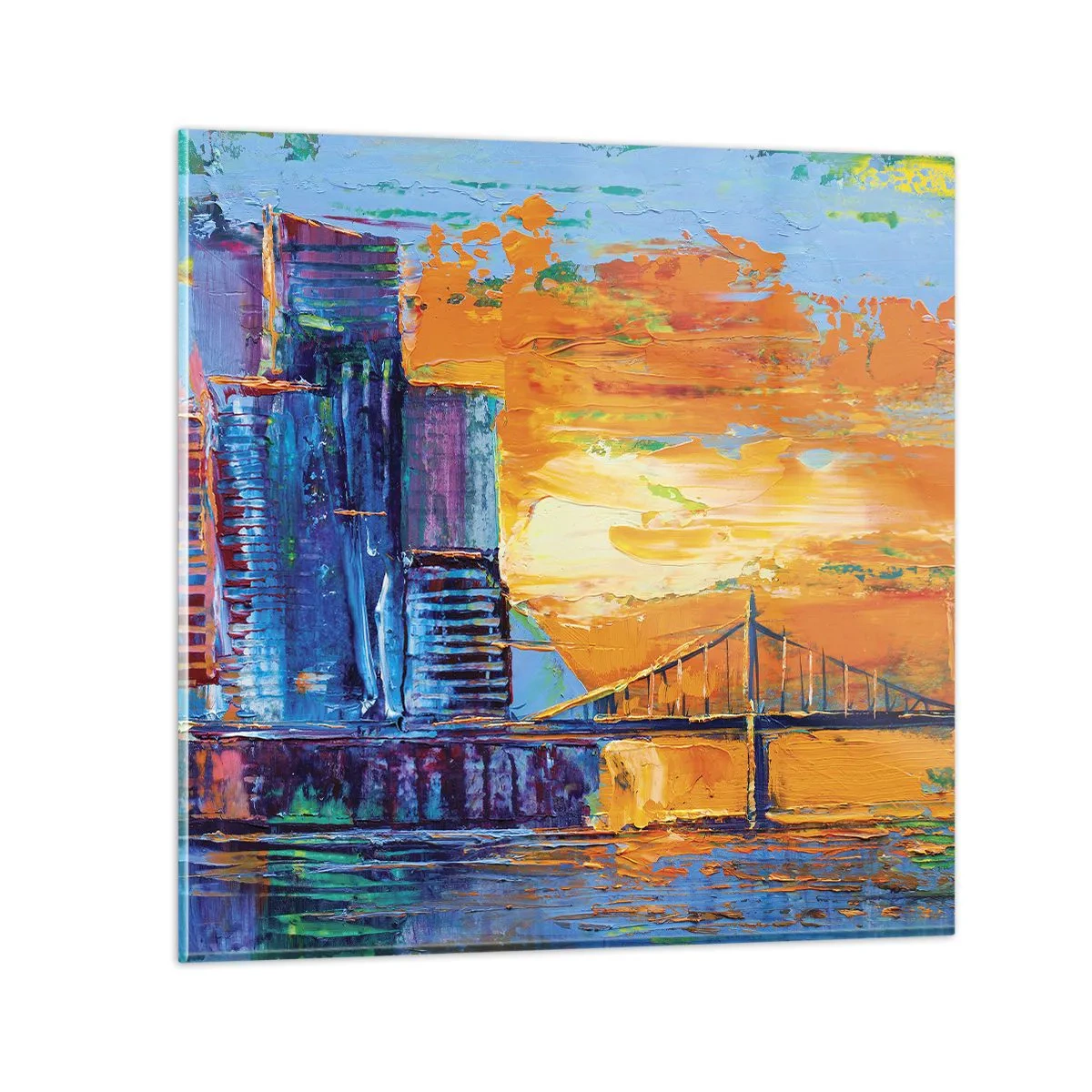 Obraz na szkle - Kultura i natura - 60x60 cm