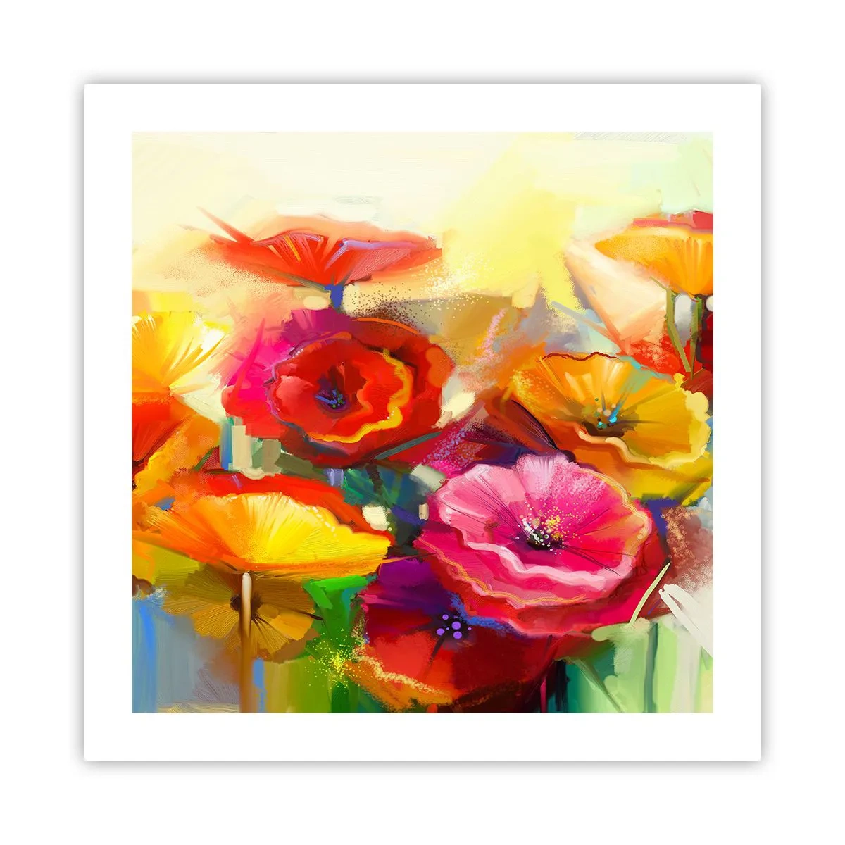 Plakat - Nie tylko czerwone - 50x50 cm