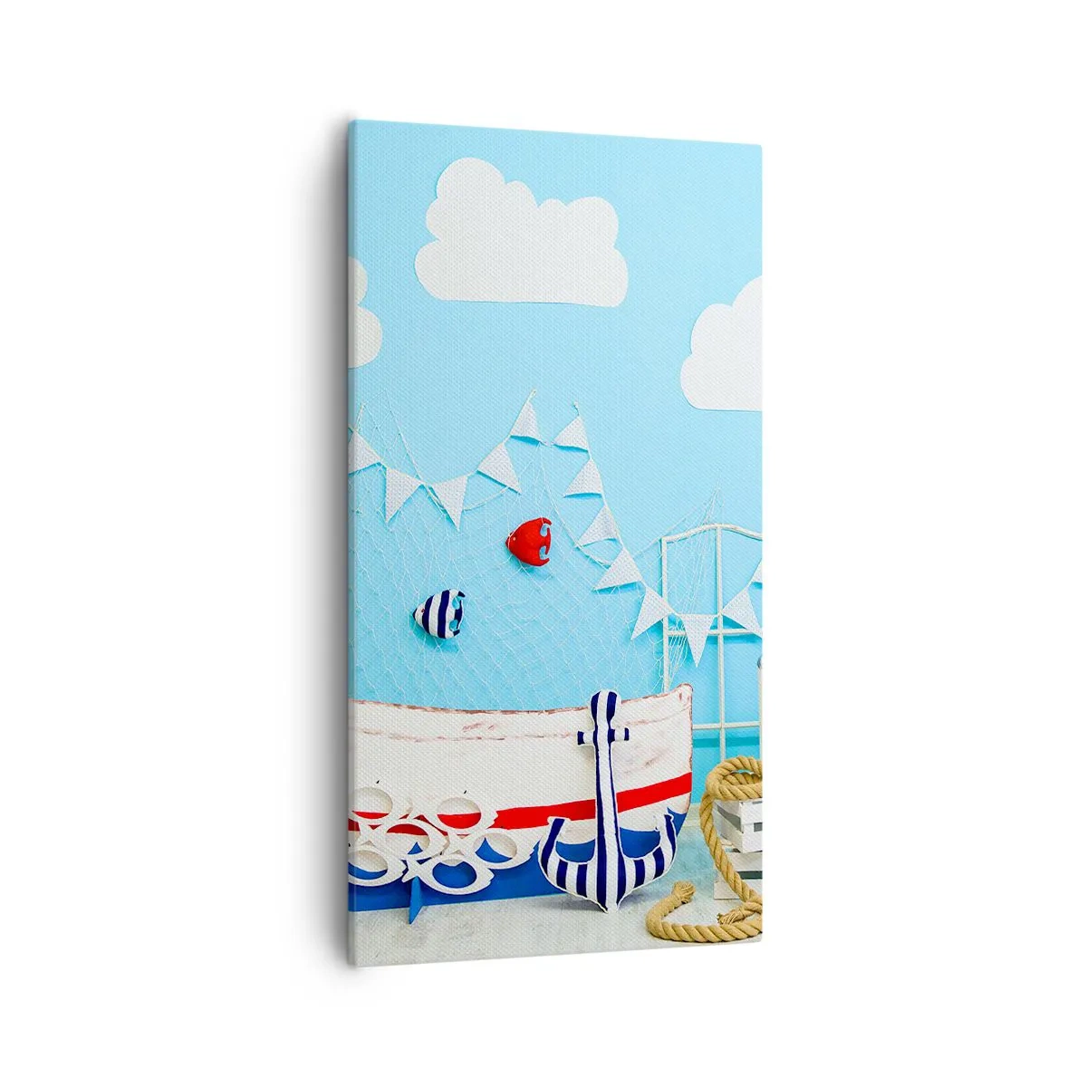 Obraz na płótnie - Dziecięca tęsknota do przygody - 55x100 cm