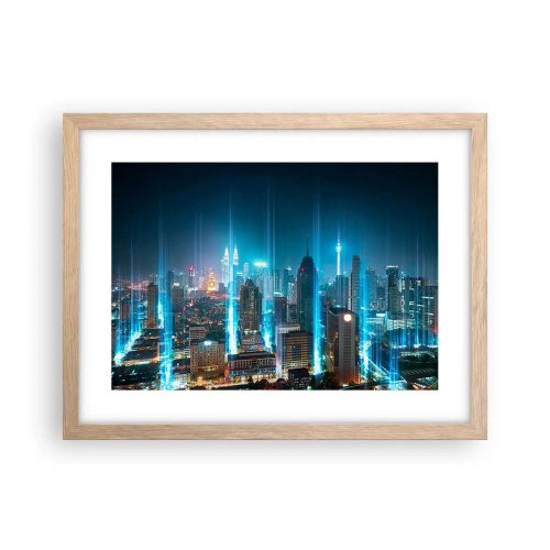 Plakat w ramie jasny dąb - Po berlińsku do nieba - 40x30 cm