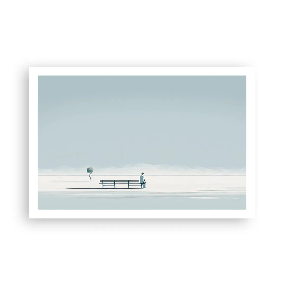 Plakat - Tak, czekam. - 91x61 cm