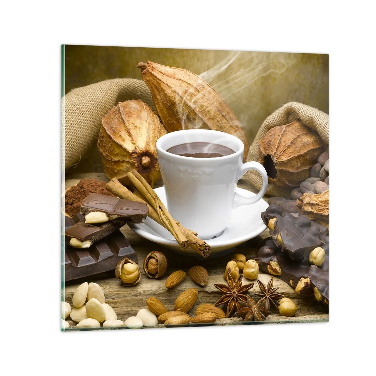 Obraz na szkle - Dla poszukiwaczy wrażeń - 70x70 cm