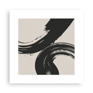 Plakat - Zamaszyście i koliście - 30x30 cm