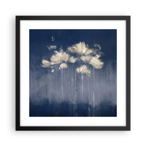 Plakat w czarnej ramie - Jak płatki na wietrze - 40x40 cm