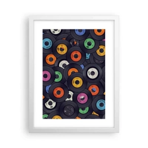 Plakat w białej ramie - Kolory klasyki - 30x40 cm