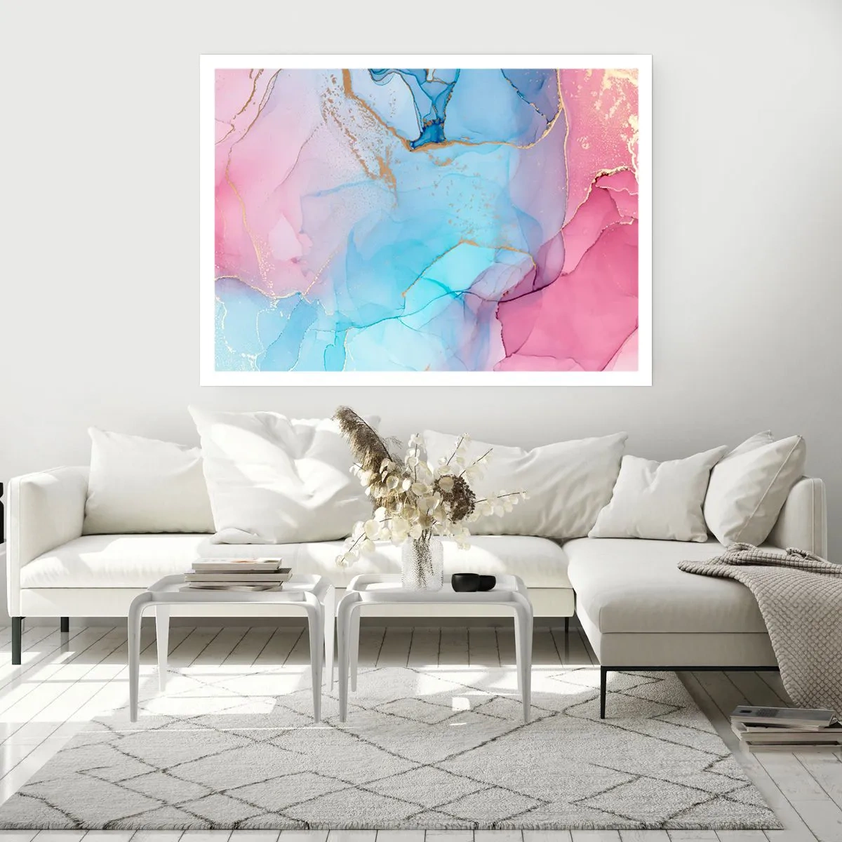Plakat - Spotkanie i przenikanie - 70x50 cm