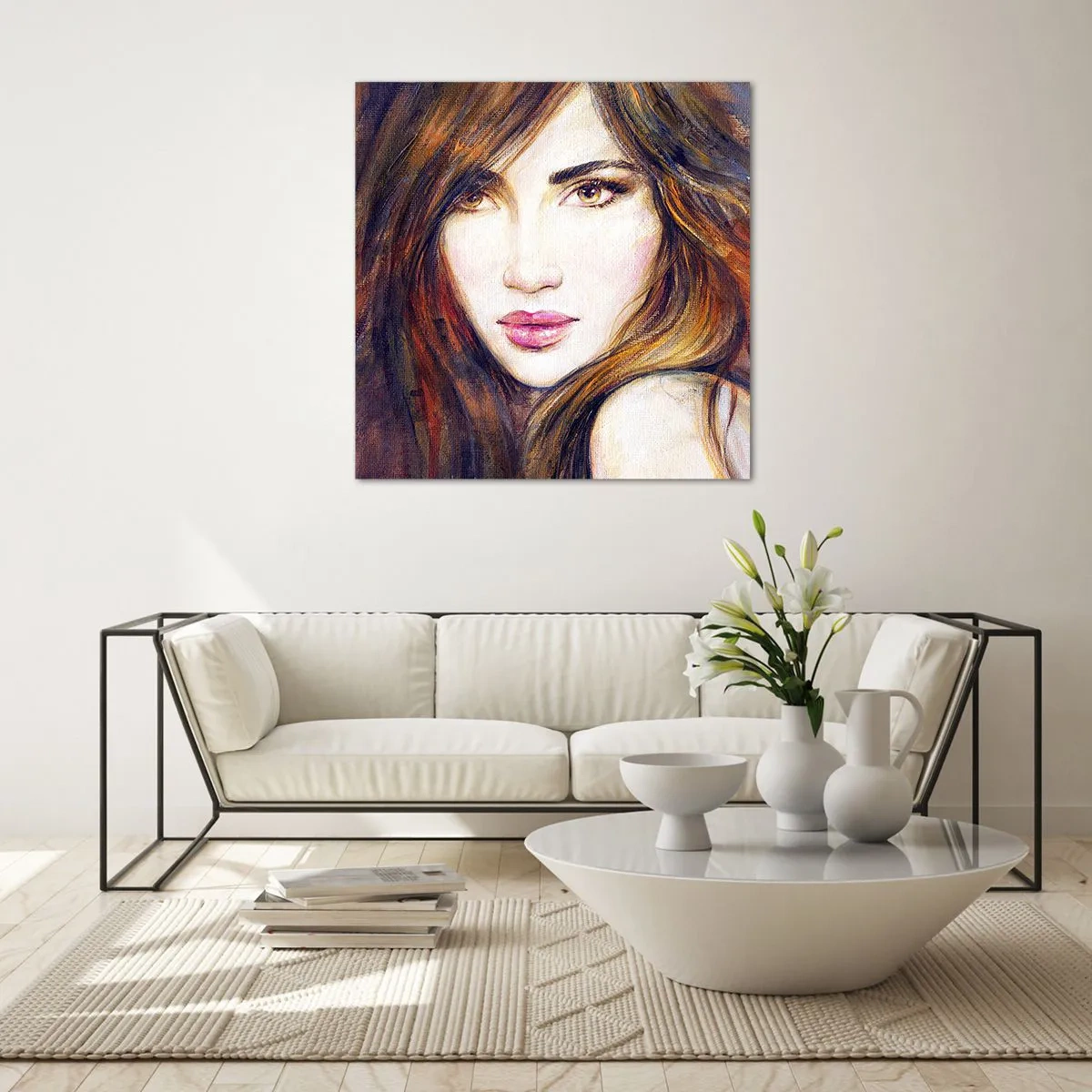 Obraz na szkle - Grosik za twoje myśli - 30x30 cm