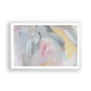 Plakat w białej ramie - W pastelowym świecie - 91x61 cm
