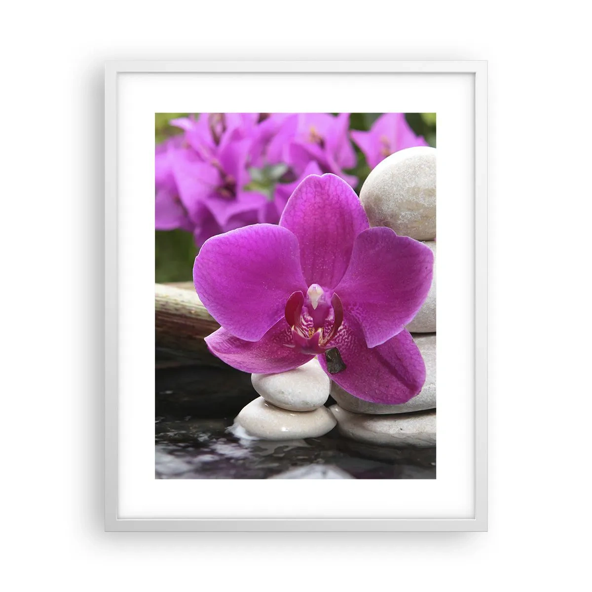 Plakat w białej ramie - Już odpoczywasz - 40x50 cm