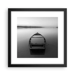 Plakat w czarnej ramie - Tęsknota i melancholia - 30x30 cm
