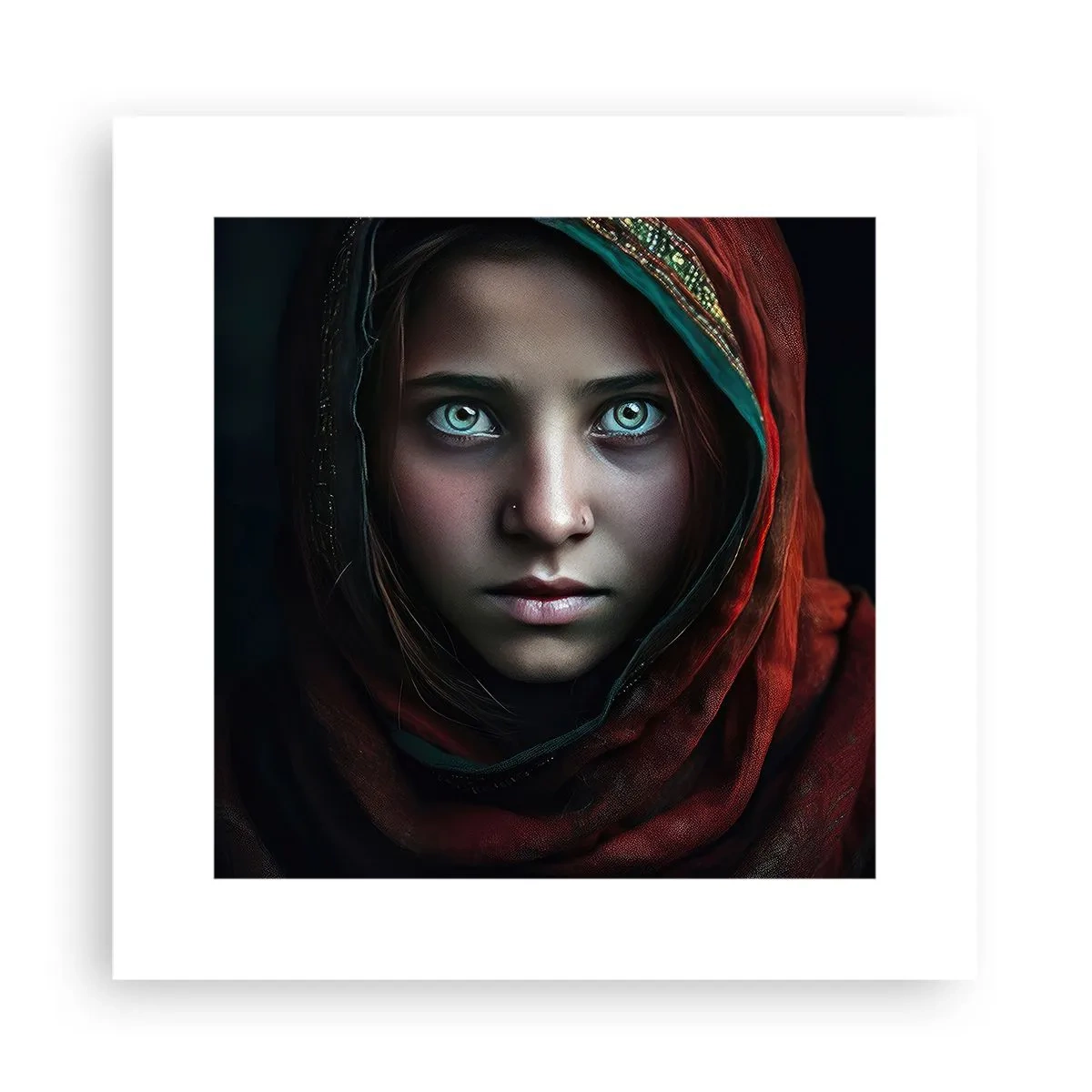 Plakat - Wschodnia księżniczka - 30x30 cm