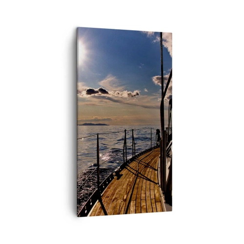 Obraz na płótnie - Pod żaglami w stronę słońca - 45x80 cm