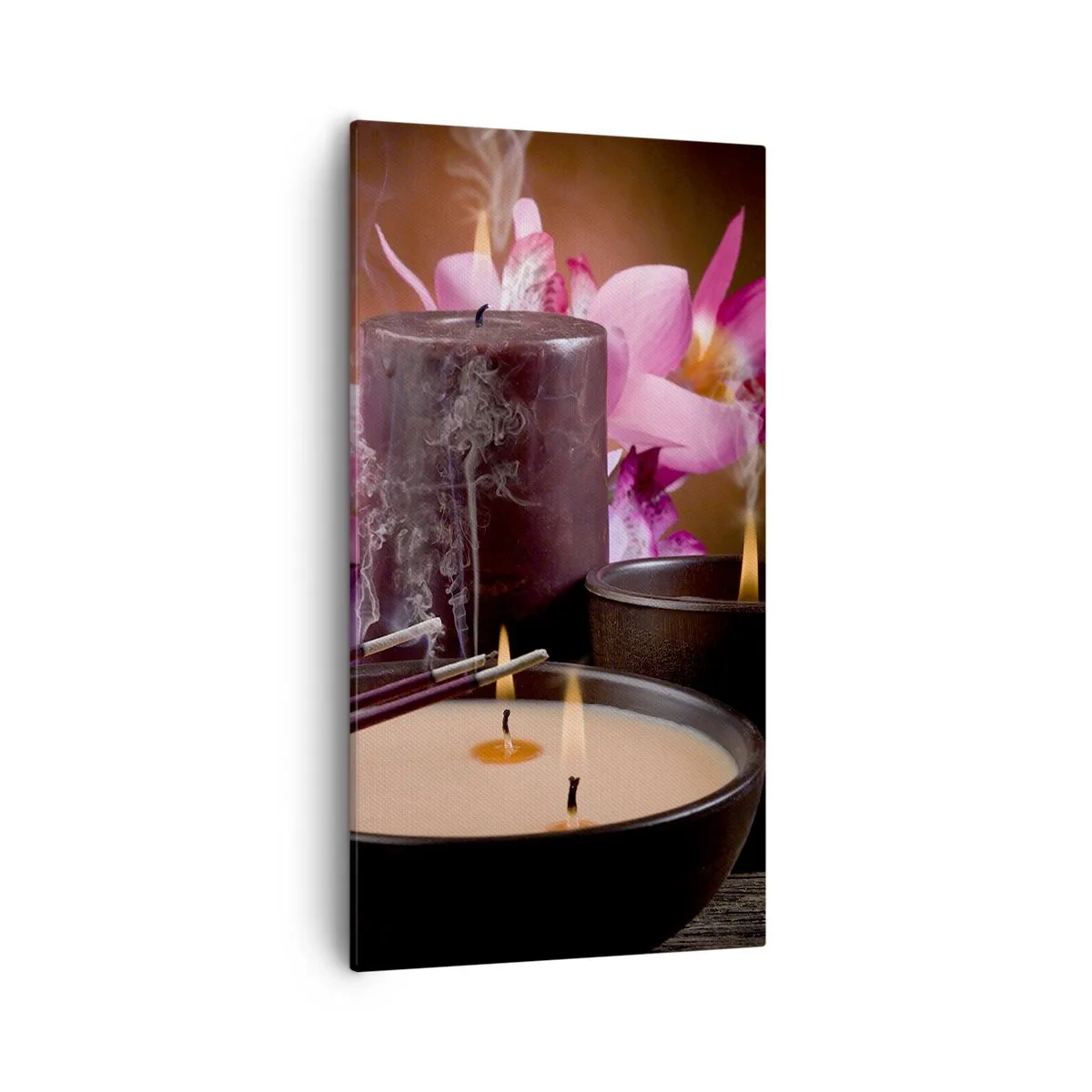 Obraz na płótnie - Oczyścić umysł, uspokoić ciało - 55x100 cm