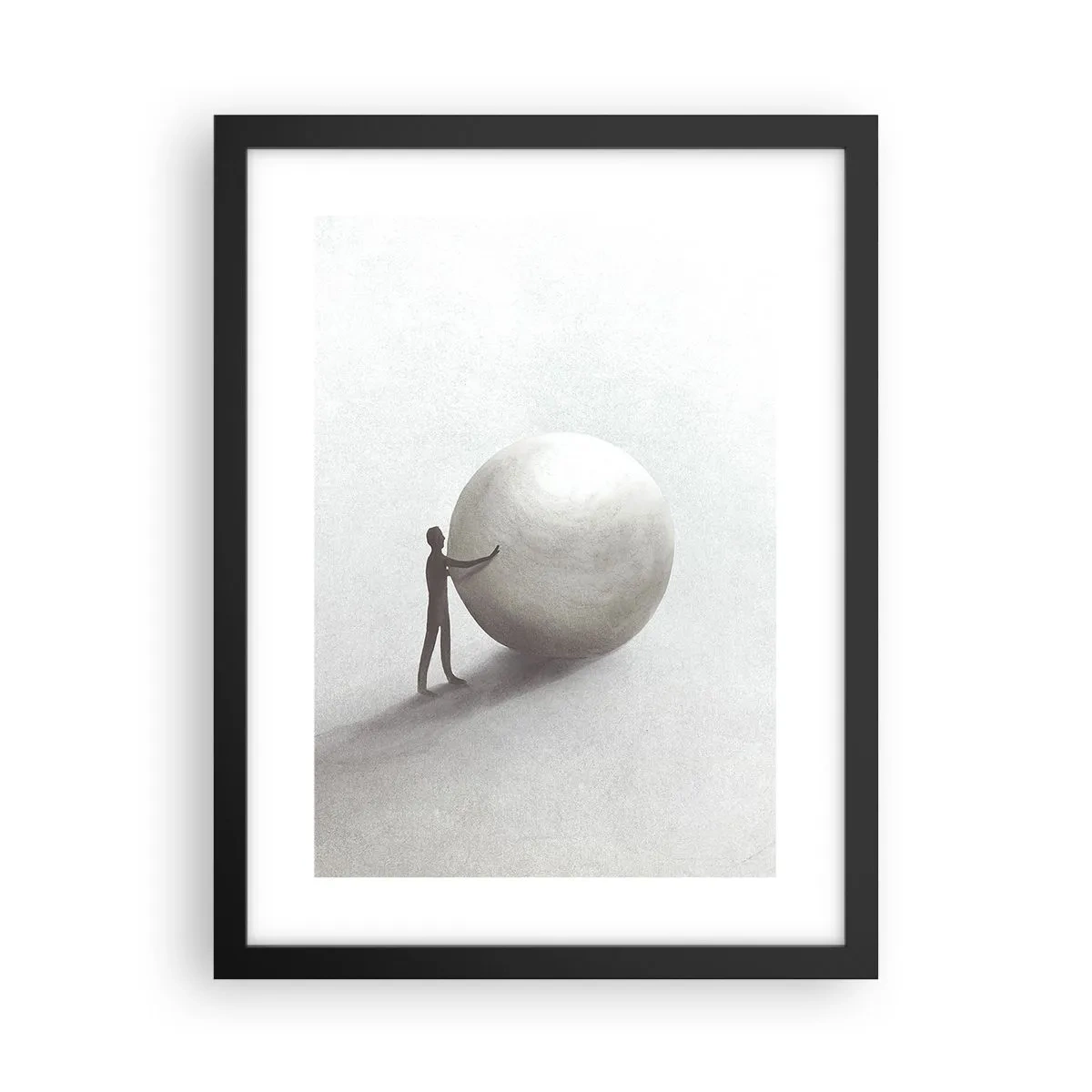Plakat w czarnej ramie - Gra życia - 30x40 cm