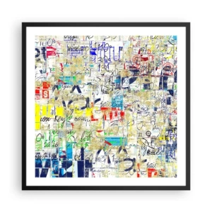 Plakat w czarnej ramie - Po prostu cieszy oczy - 60x60 cm