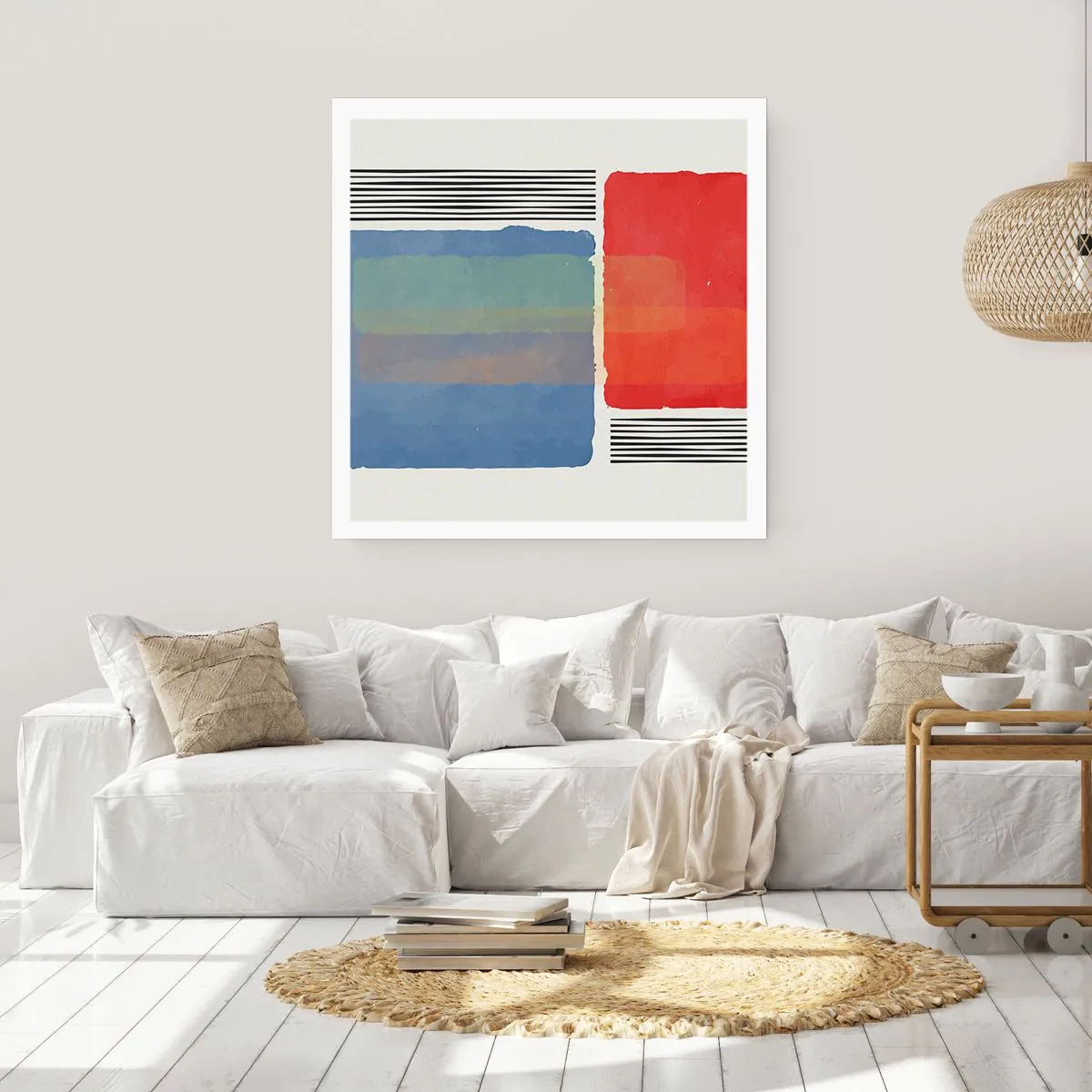 Plakat - Duch i litera geometrii - 40x40 cm