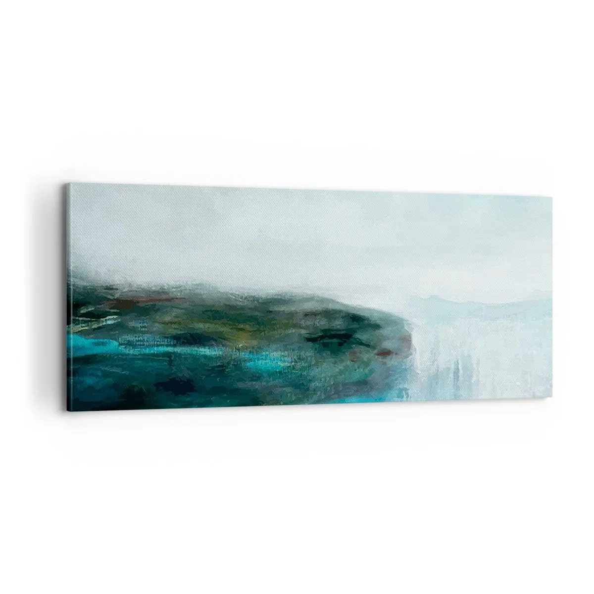 Obraz na płótnie - Abstrakcja marynistyczna - 100x40 cm