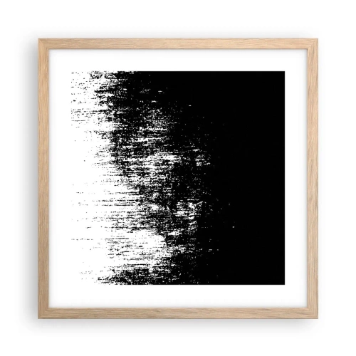 Plakat w ramie jasny dąb - I zwycięzcą jest… - 40x40 cm