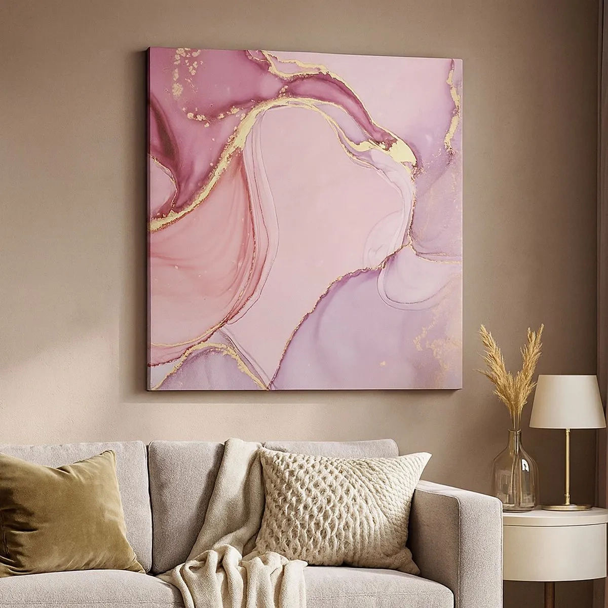 Obraz na płótnie - Pieszczota barw - 30x30 cm