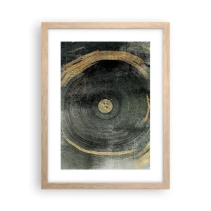 Plakat w ramie jasny dąb - Zmiana i trwanie - 30x40 cm