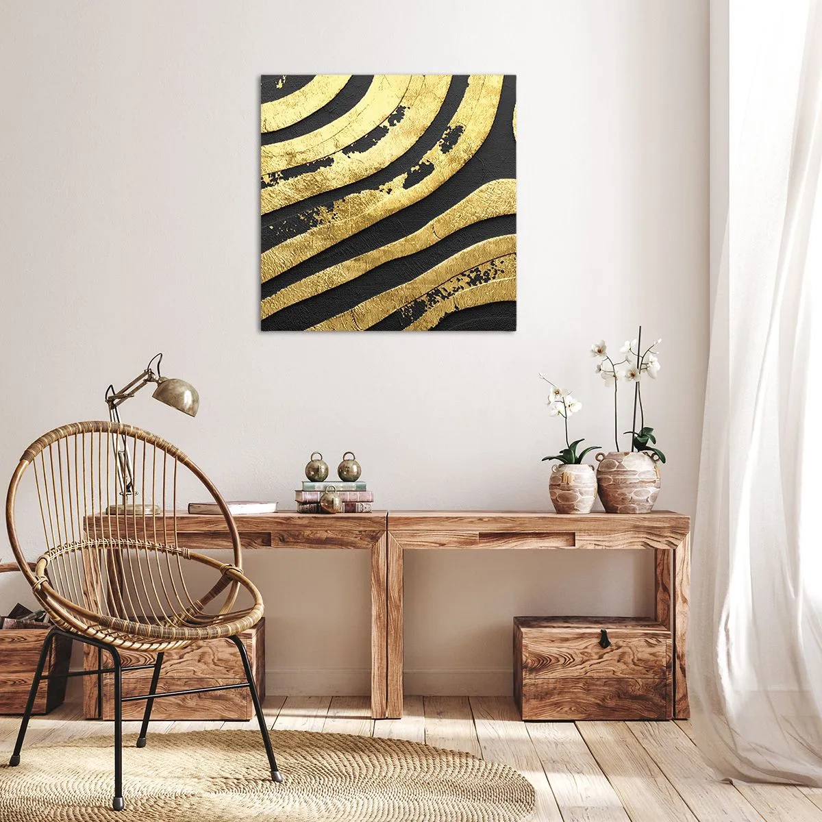 Obraz na płótnie - Wszystko płynie - 30x30 cm