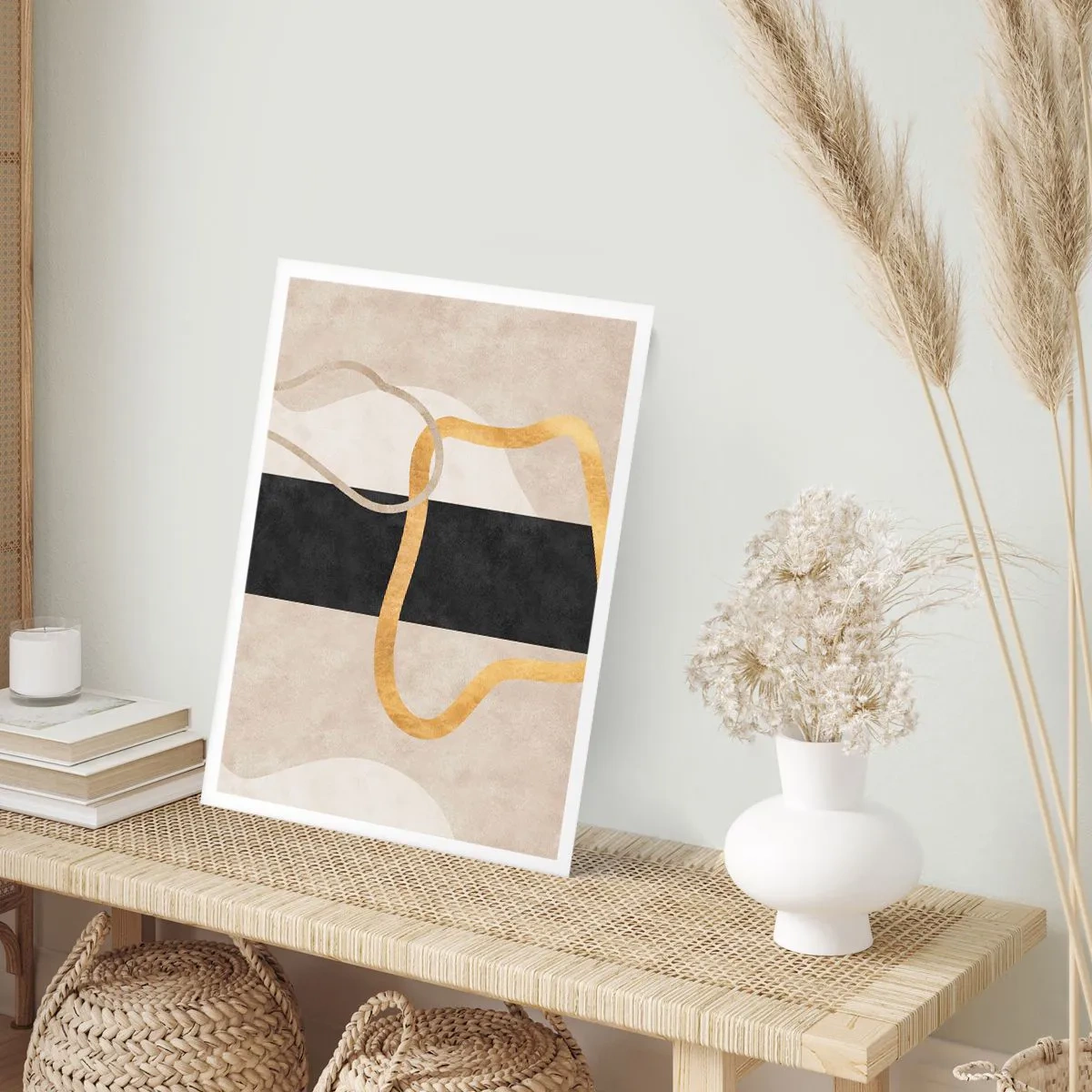 Plakat - Kształty zapętlone - 70x100 cm
