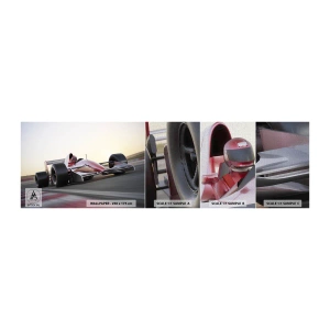 Fototapeta Próbka Premium Canvas - Zawsze zwycięzca - Motoryzacja, Samochód Wyścigowy, Sport - 100x30 cm