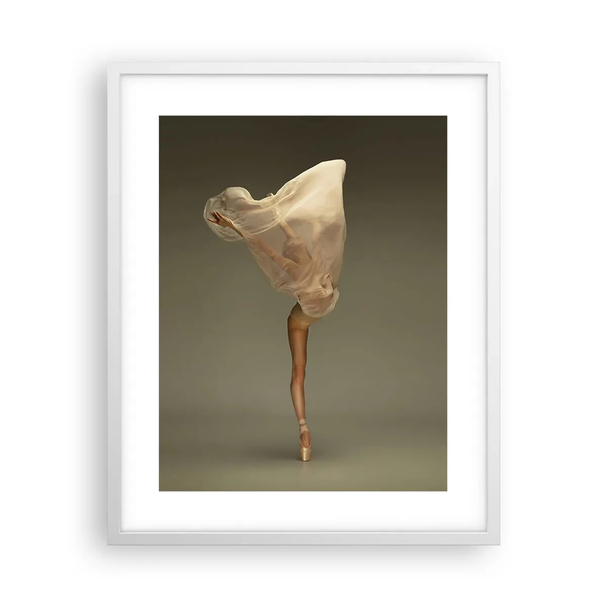 Plakat w białej ramie - Zaraz wzleci - 40x50 cm