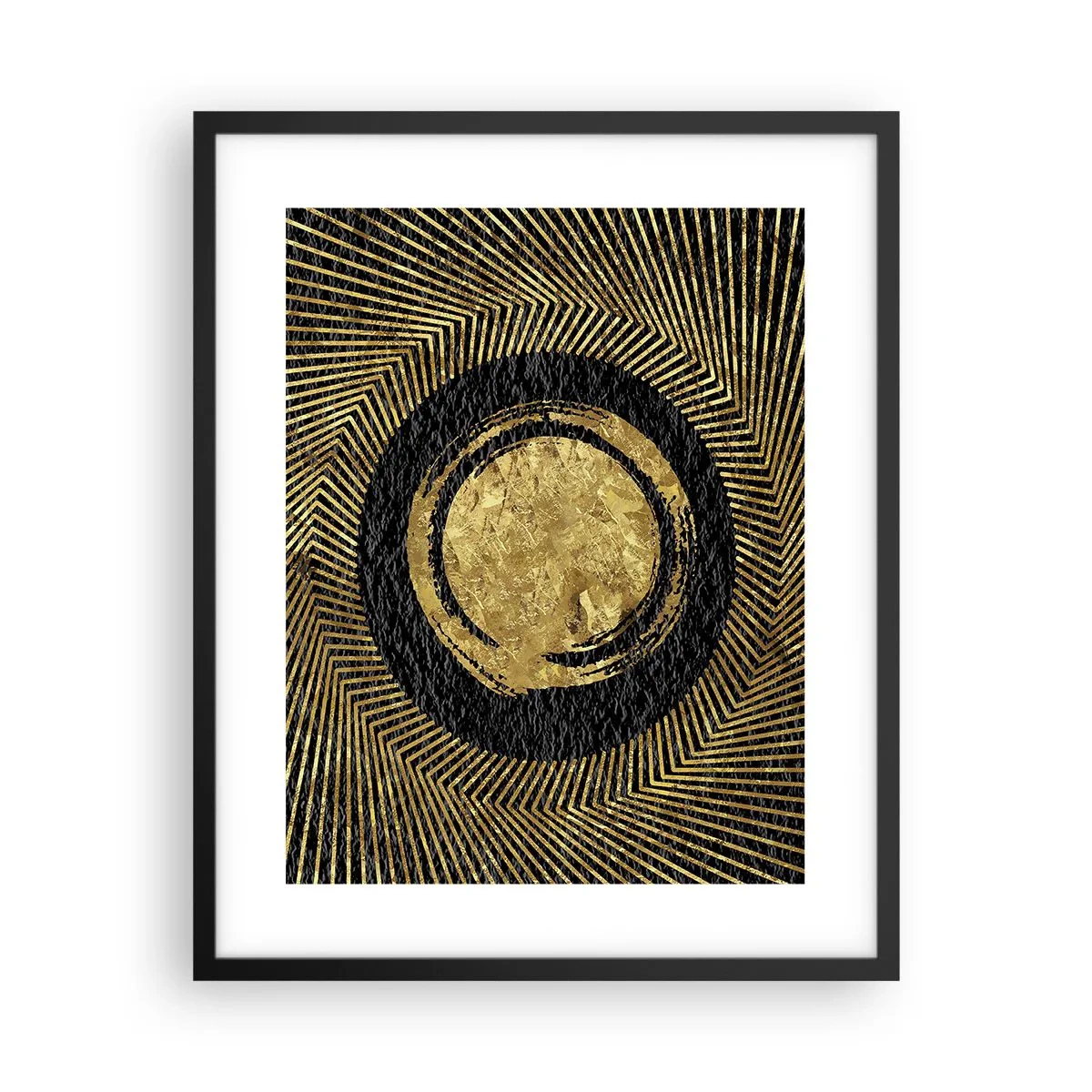 Plakat w czarnej ramie - Kompozycja glamour - 40x50 cm