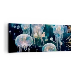 Obraz na płótnie - Podwodny bal - 100x40 cm